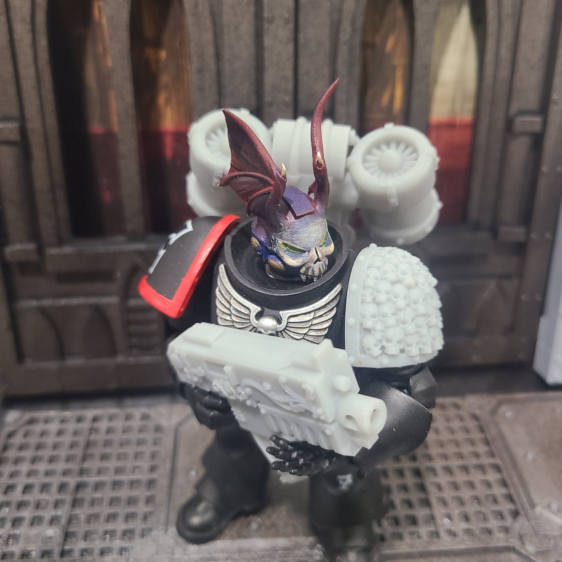Battle Brother Assault Marine Mark III Jump Pack for JoyToy 30K Action Figures
