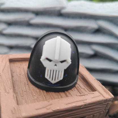 Iron Warriors Legion Shoulder Insignia Decal for JoyToy Traitor Marine Action Figure Custom 1:18th Scale Part