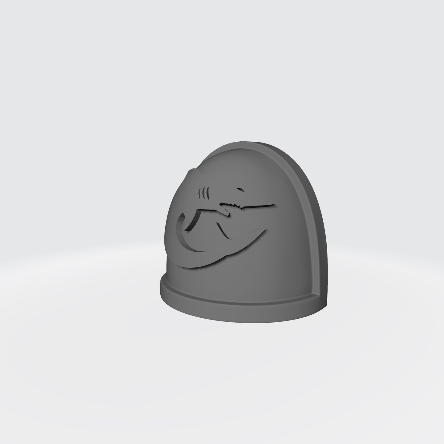 Carcharodons MKIV Shoulder Pad for JoyToy Space Marines for Right Shoulder by 18th Scale Armory