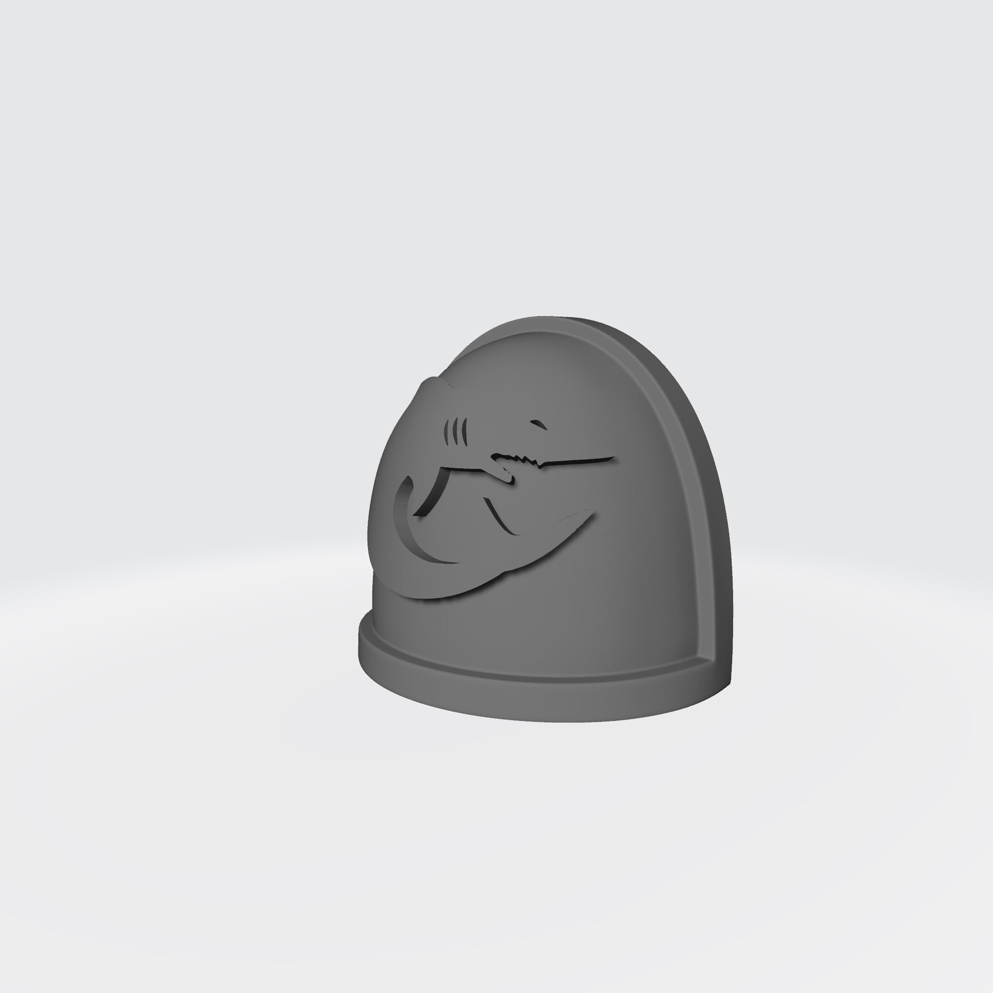 Carcharodons MKIV Shoulder Pad for JoyToy Space Marines for Right Shoulder by 18th Scale Armory