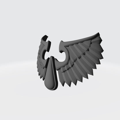 Blood Angels Shoulder Pad Decal for JoyToy Space Marines by 18th Scale Armory