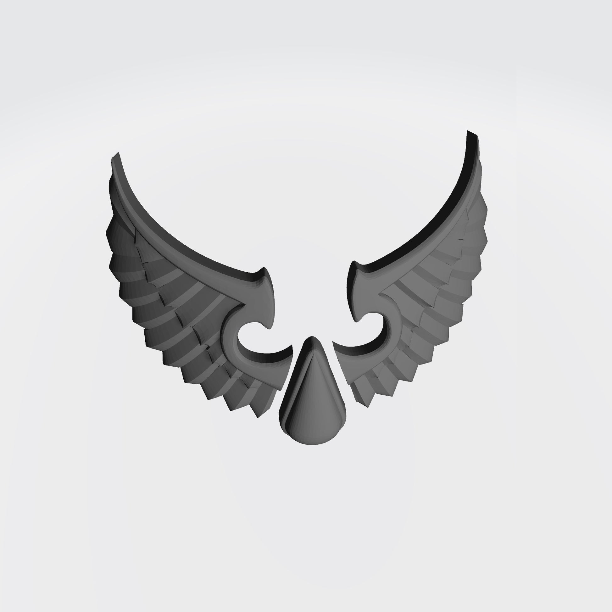 Blood Angels Shoulder Pad Decal for JoyToy Space Marines by 18th Scale Armory Top View
