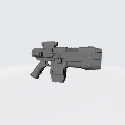 Volkite Serpenta Pistol: Ranged Weapon for JoyToy Grimdark Marine Action Figures Custom 1:18th Scale Parts