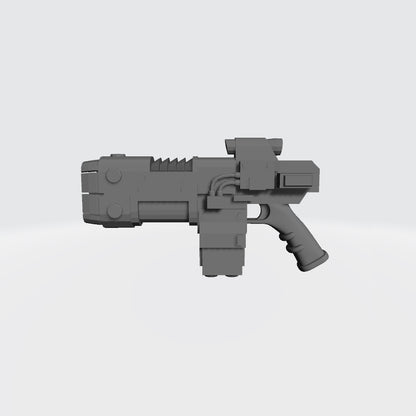 Volkite Serpenta Pistol: Ranged Weapon for JoyToy Grimdark Marine Action Figures Custom 1:18th Scale Parts