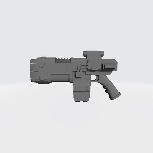 Volkite Serpenta Pistol: Ranged Weapon for JoyToy Grimdark Marine Action Figures Custom 1:18th Scale Parts