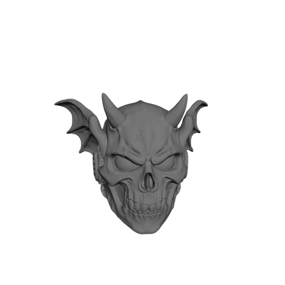 Night Terrors Warrior Order Screaming Skull Helmet Compatible with JoyToy 1:18 Scale Armored Action Figures Custom Resin Accessory