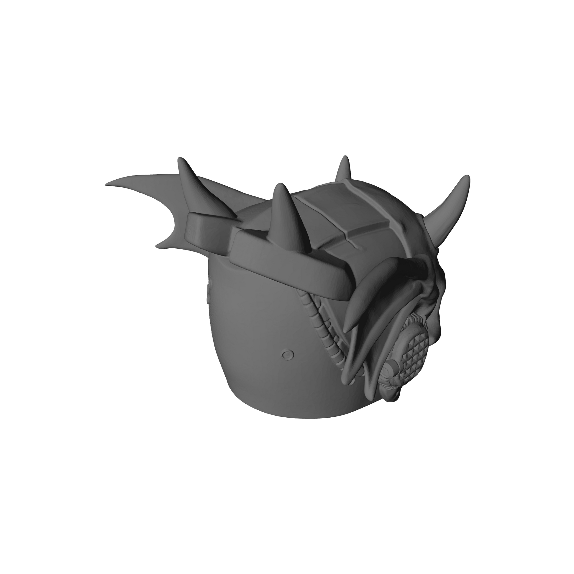Upgrade your JoyToy 1:18 Scale armored action figures with the Night Terrors Warrior Order Screaming Skull Helmet V2. High-detail resin custom accessory supplied unpainted for collectors, painters, and custom figure enthusiasts.