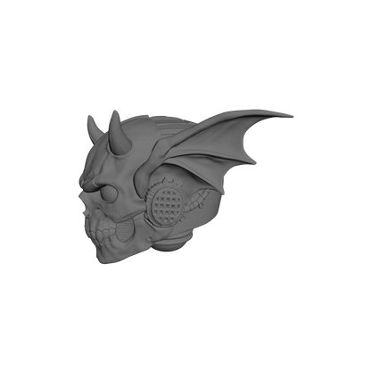 Upgrade your JoyToy 1:18 Scale armored action figures with the Night Terrors Warrior Order Screaming Skull Helmet V3. High-detail resin custom accessory.