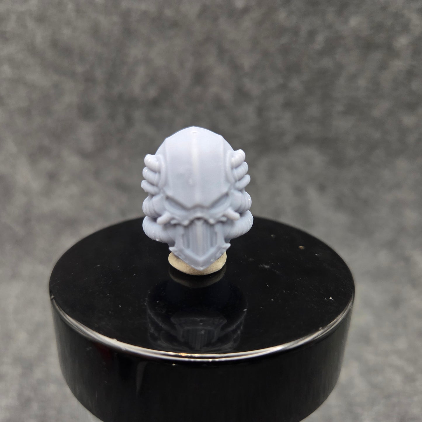Iron Skull Warrior Order Type P Helmet custom resin helmet compatible with JoyToy 1:18 scale armored action figures.
