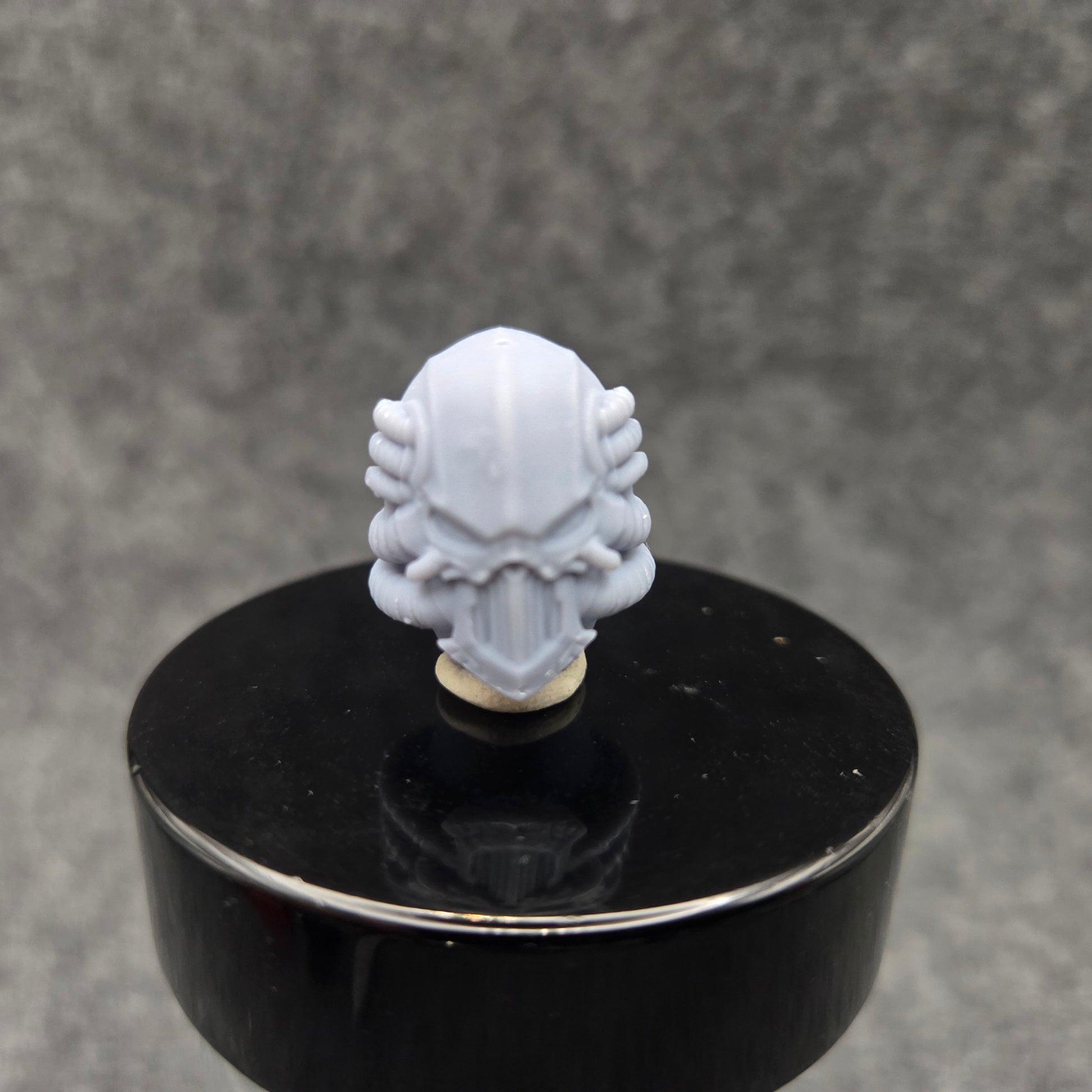 Iron Skull Warrior Order Type P Helmet custom resin helmet compatible with JoyToy 1:18 scale armored action figures.