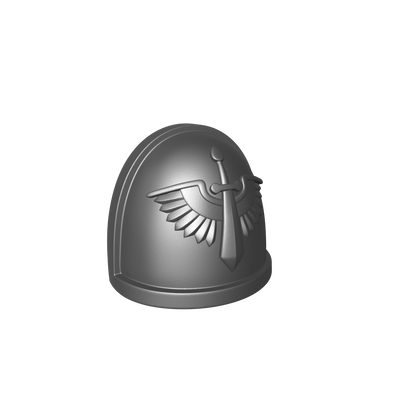 Dark Angels MKIV Shoulder Pad Version 2 Compatible with JoyToy Warhammer 40K Space Marine Action Figures