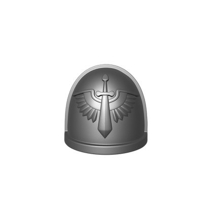 Dark Angels MKIV Shoulder Pad Version 2 Compatible with JoyToy Warhammer 40K Space Marine Action Figures