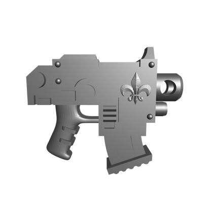 Sisters of Battle Bolt Pistol with Fleur-de-lis for JoyToy Battle Soritas Action Figures