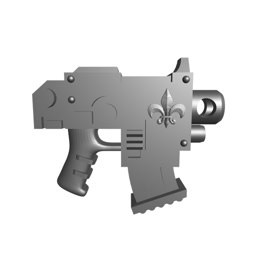 Sisters of Battle Bolt Pistol with Fleur-de-lis for JoyToy Battle Soritas Action Figures