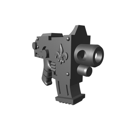 Sisters of Battle Bolt Pistol with Fleur-de-lis for JoyToy Battle Soritas Action Figures