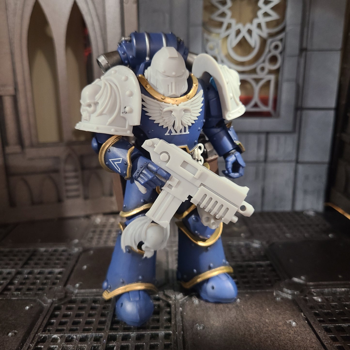 Bolter Manticore Pattern Ver 2 for JoyToy Grimdark Marine Action Figures Custom 1:18th Scale Parts