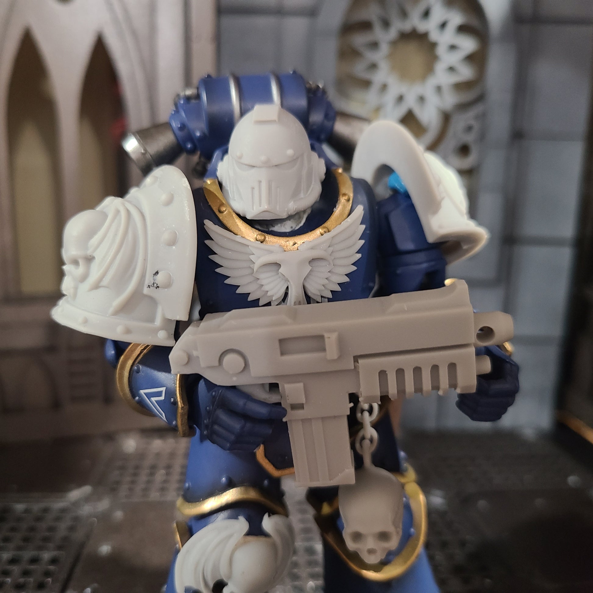 Bolter Manticore Pattern Ver 2 for JoyToy Grimdark Marine Action Figures Custom 1:18th Scale Parts