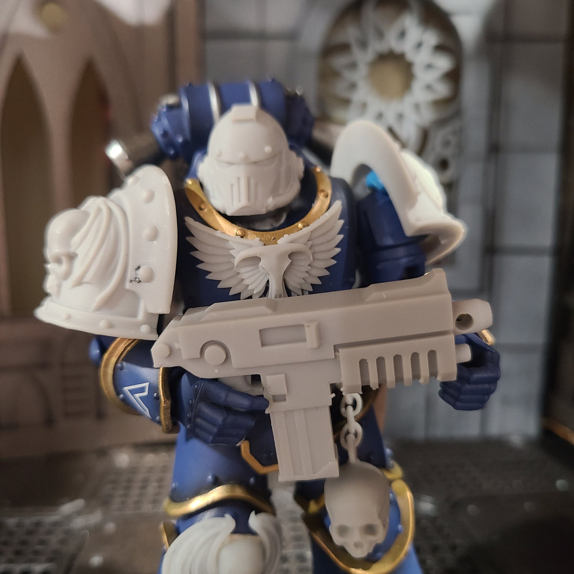 Bolter Manticore Pattern Ver 2 for JoyToy Grimdark Marine Action Figures Custom 1:18th Scale Parts