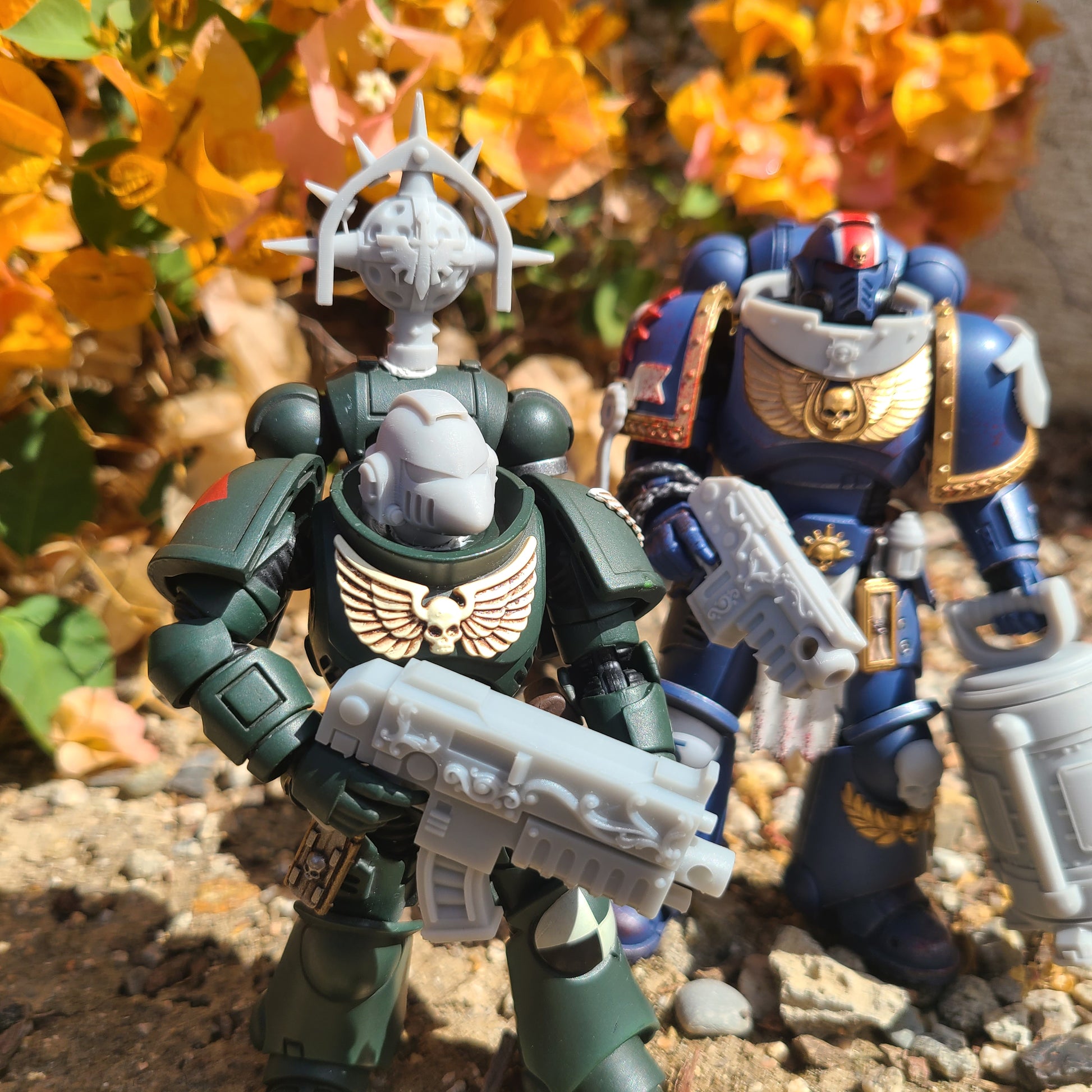 Dark Angels Legion Censer Ver. 01 Backpack Mount for JoyToy Loyalist Marine Action Figure Custom 1:18th Scale Part