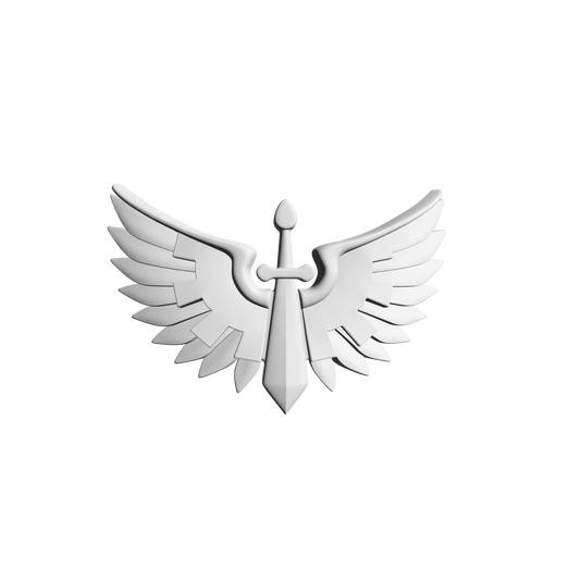 Dark Angels Legion Chestplate Decal V. 01 for JoyToy Loyalist Marine Action Figures Custom 1:18th Scale Armor