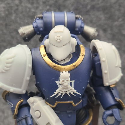 Retributors Chapter Chestplate Decal V2 for JoyToy Loyalist Marine Action Figures Custom 1:18th Scale Armor