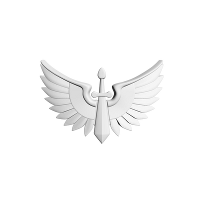 Dark Angels Legion Chestplate Decal V. 02 for JoyToy Loyalist Marine Action Figures Custom 1:18th Scale Armor