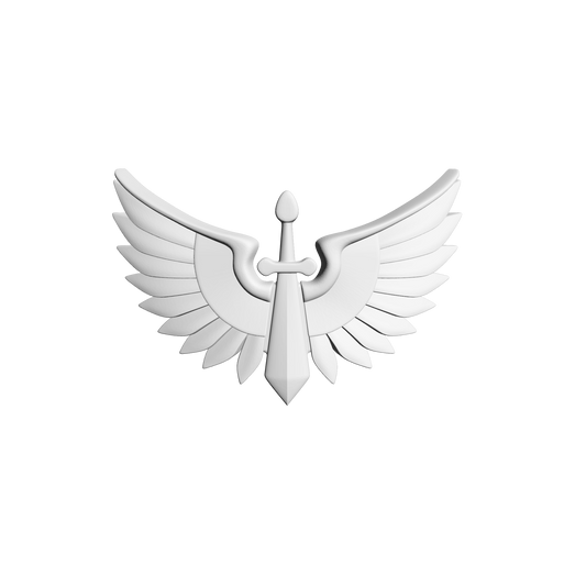 Dark Angels Legion Chestplate Decal V. 02 for JoyToy Loyalist Marine Action Figures Custom 1:18th Scale Armor