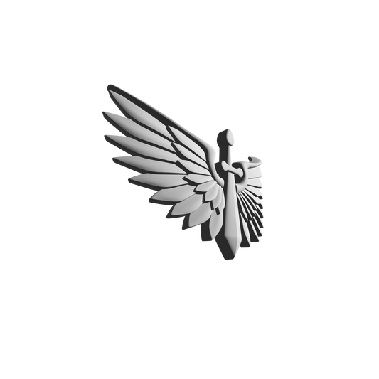 Dark Angels Legion Chestplate Decal for JoyToy Space Marine Action Figures Custom 1:18th Scale Armor