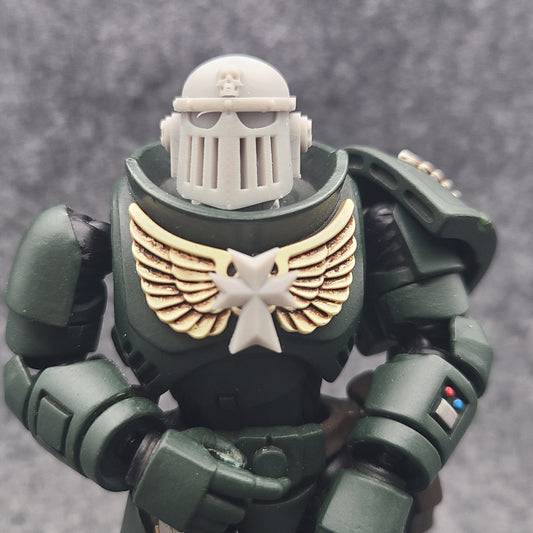 Templar Knights Chapter Chestplate Decal Maltese Cross for JoyToy Loyalist Marine Action Figures Custom Parts