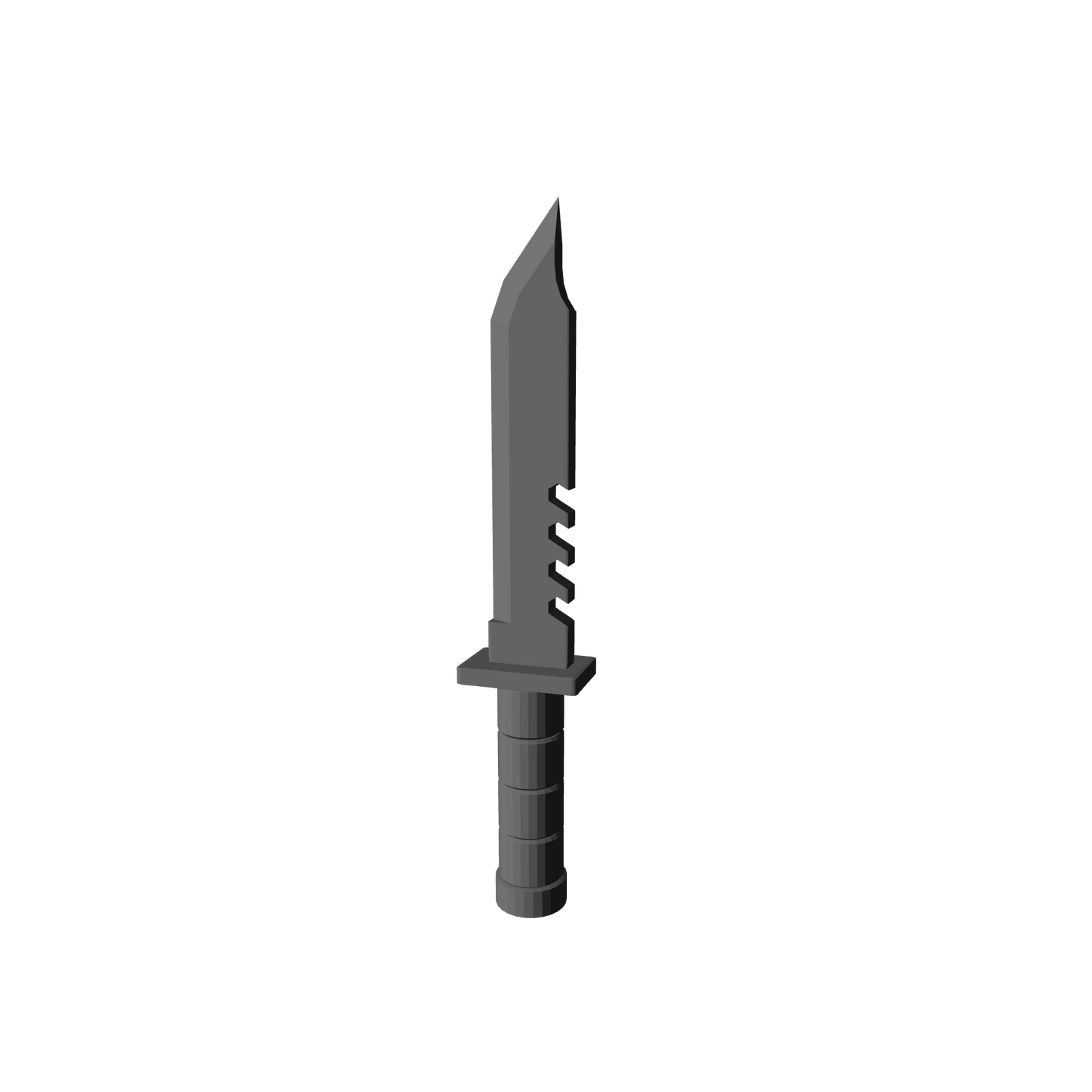 Tactical Combat Knife custom resin weapon compatible with JoyToy 1:18 scale sci-fi action figures