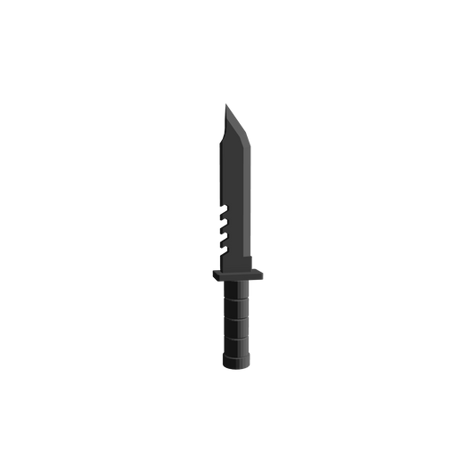 Tactical Combat Knife custom resin weapon compatible with JoyToy 1:18 scale sci-fi action figures