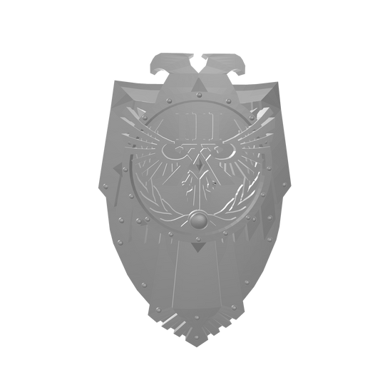Custom Emperor's Children Boarding Shield for JoyToy Space Marine Action Figures