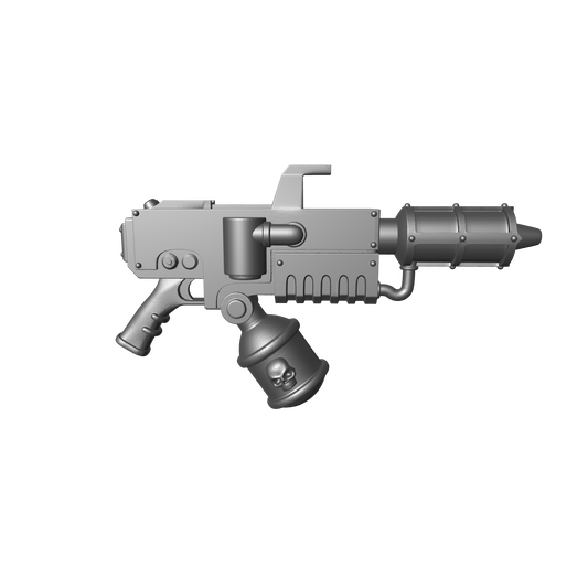 Sisters of Battle Master-crafted Flamer with Fleur-de-lis and Skull for JoyToy Adepta Soritas Action Figures