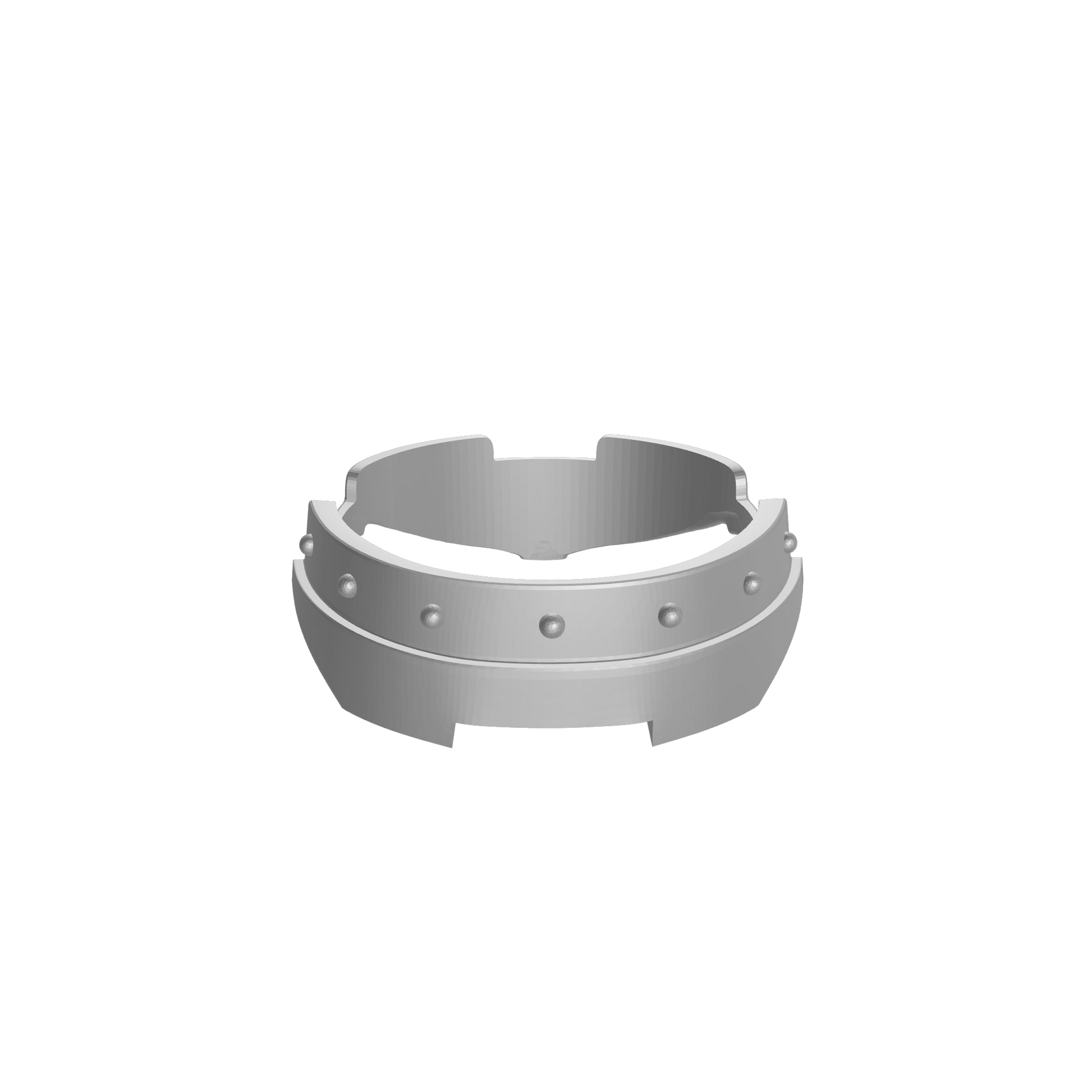 Armor - Gorget with Rivets for JoyToy Space Marine Action Figures Custom 1:18th Scale Part