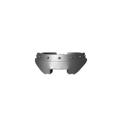 Black Templar Chapter Gorget for JoyToy Space Marine Action Figures Custom 1:18th Scale Part