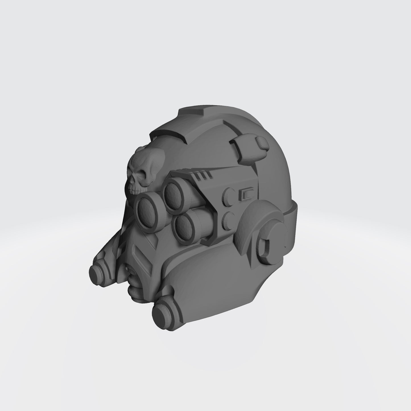 Gravis Captain Mark X Helmet with Optics for JoyToy 1:18 Scale Space Marine Action Figures