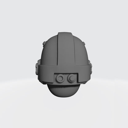 Gravis Captain Mark X Helmet with Optics for JoyToy 1:18 Scale Space Marine Action Figures