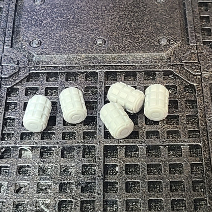 Weapon Grenade Frag Quantity 5 for JoyToy Grimdark Marine Action Figures Custom 1:18th Scale Parts
