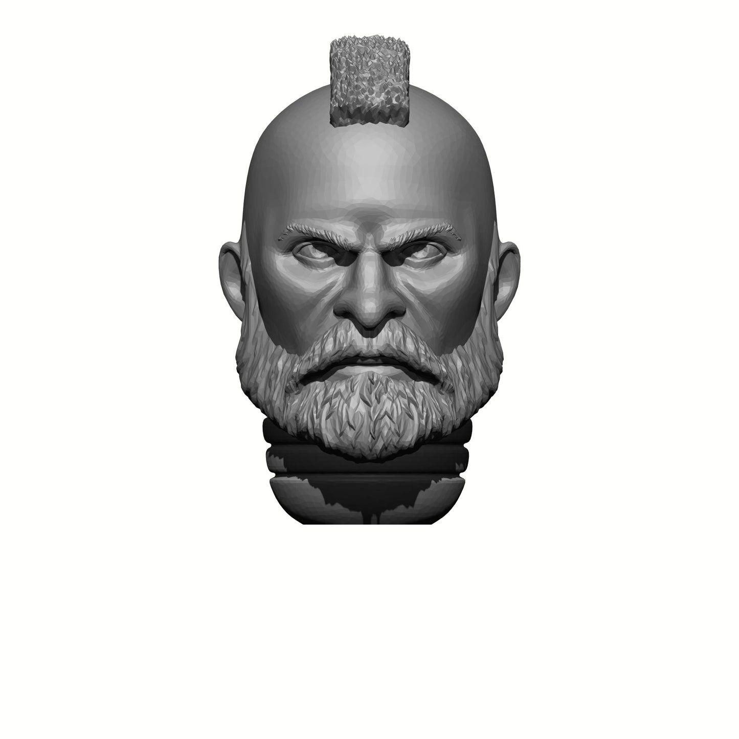 Sergeant with Beard and Mohawk Head Swap for JoyToy Loyalist Marine Action Figures Custom 1:18th Scale