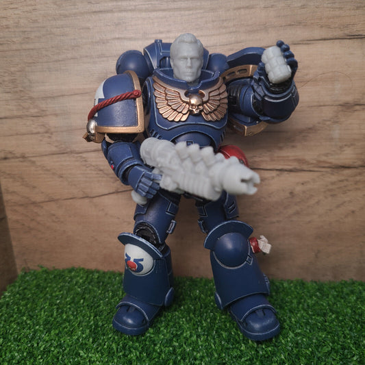 Henry Cavill Space Marine Head for JoyToy Loyalist Marine Action Figures Custom 1:18th Scale Head Swap