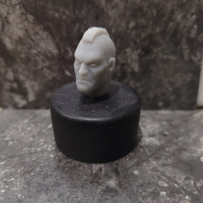 Space Marine Sergeant with Mohawk Head Swap for JoyToy Loyalist Marine Action Figures Custom 1:18th Scale