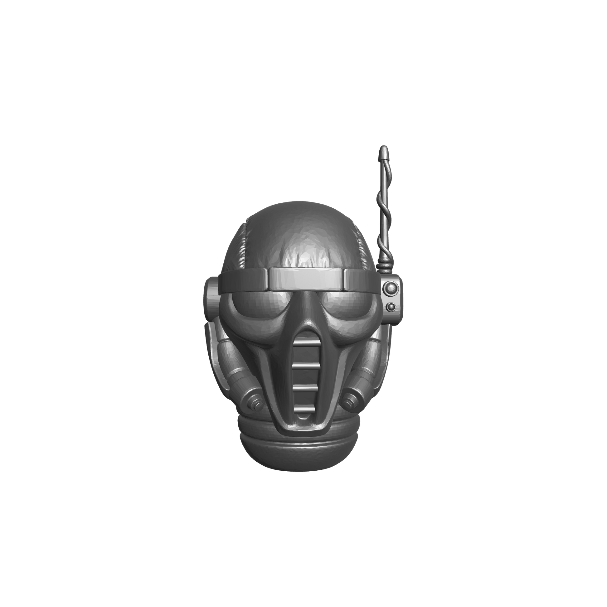 Vindicar Assassin Head with Spy Mask and Antenna for JoyToy Grimdark Action Figures Custom 1:18th Scale Upgrade
