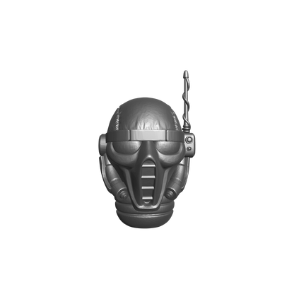 Vindicar Assassin Head with Spy Mask and Antenna for JoyToy Grimdark Action Figures Custom 1:18th Scale Upgrade