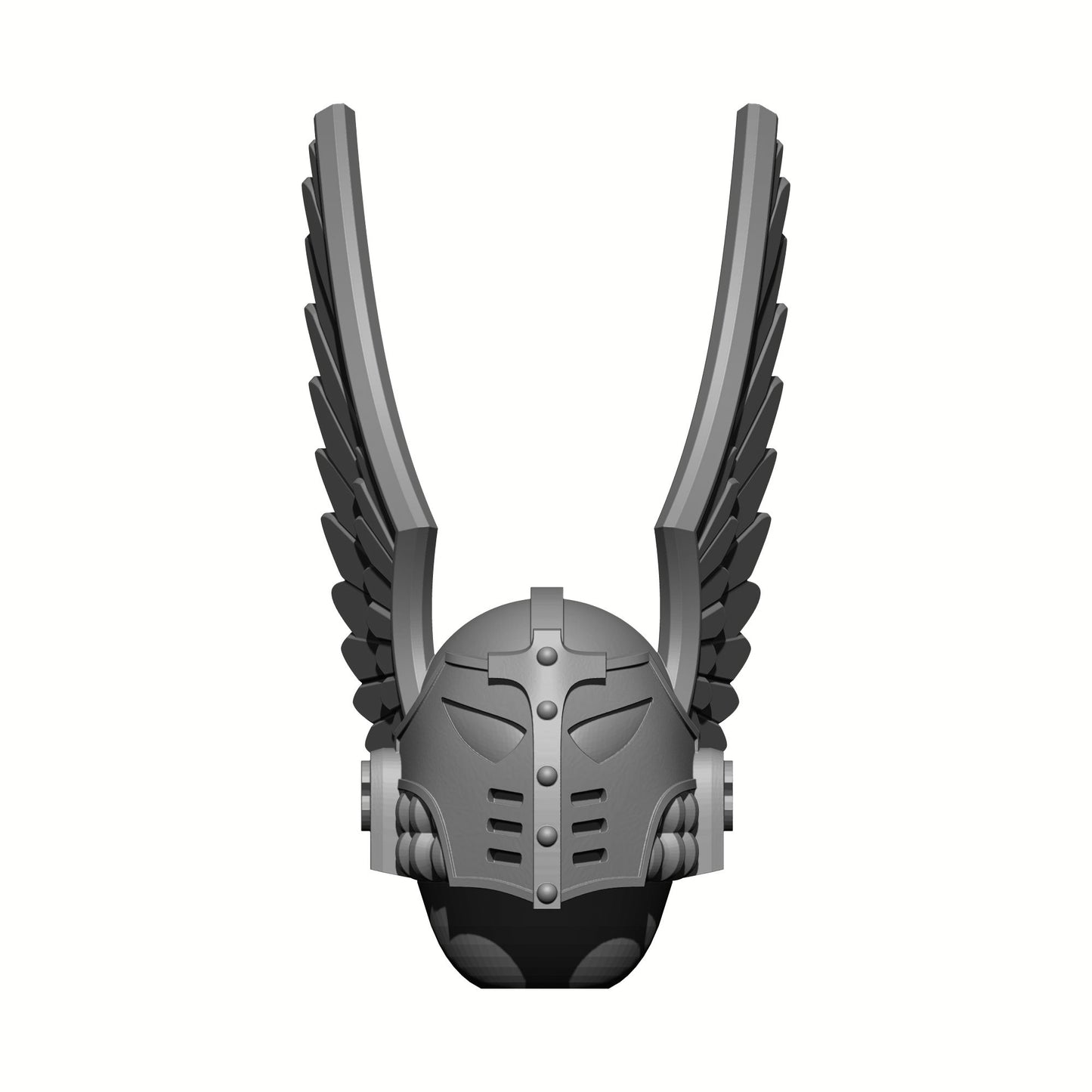 Dark Angels 30k Winged Helm: Helmet Swap is compatible with JoyToy Space Marine Action Figures by 18th Scale Armory