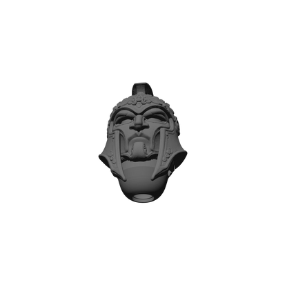 Ultramarines Legion Helmet Ancient Face Space Marine 2 for JoyToy Loyalist Marine Action Figure Custom 1:18th Scale Head
