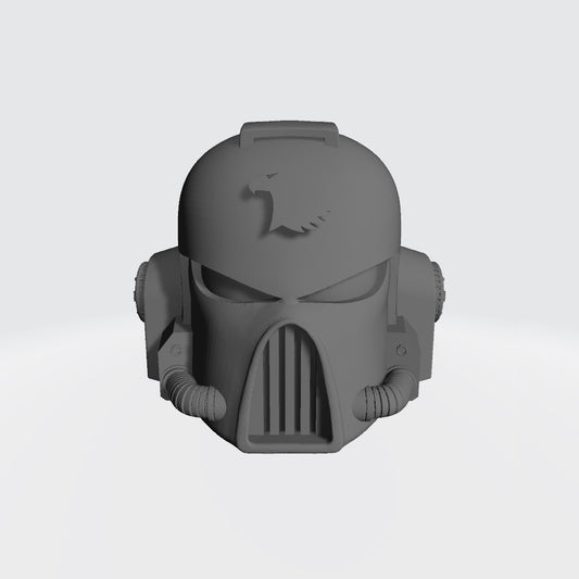 Raptors Chapter Mark VII Helmet for JoyToy Grimdark Marine Action Figures Custom 1:18th Scale Parts