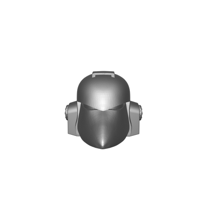 Retributors Chapter MKVI Helmet for JoyToy SM2 Sized Loyalists Marine Action Figures Custom 1:18th Scale Head Swap
