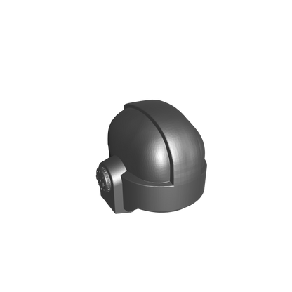 Retributors Chapter MKVI Helmet for JoyToy SM2 Sized Loyalists Marine Action Figures Custom 1:18th Scale Head Swap