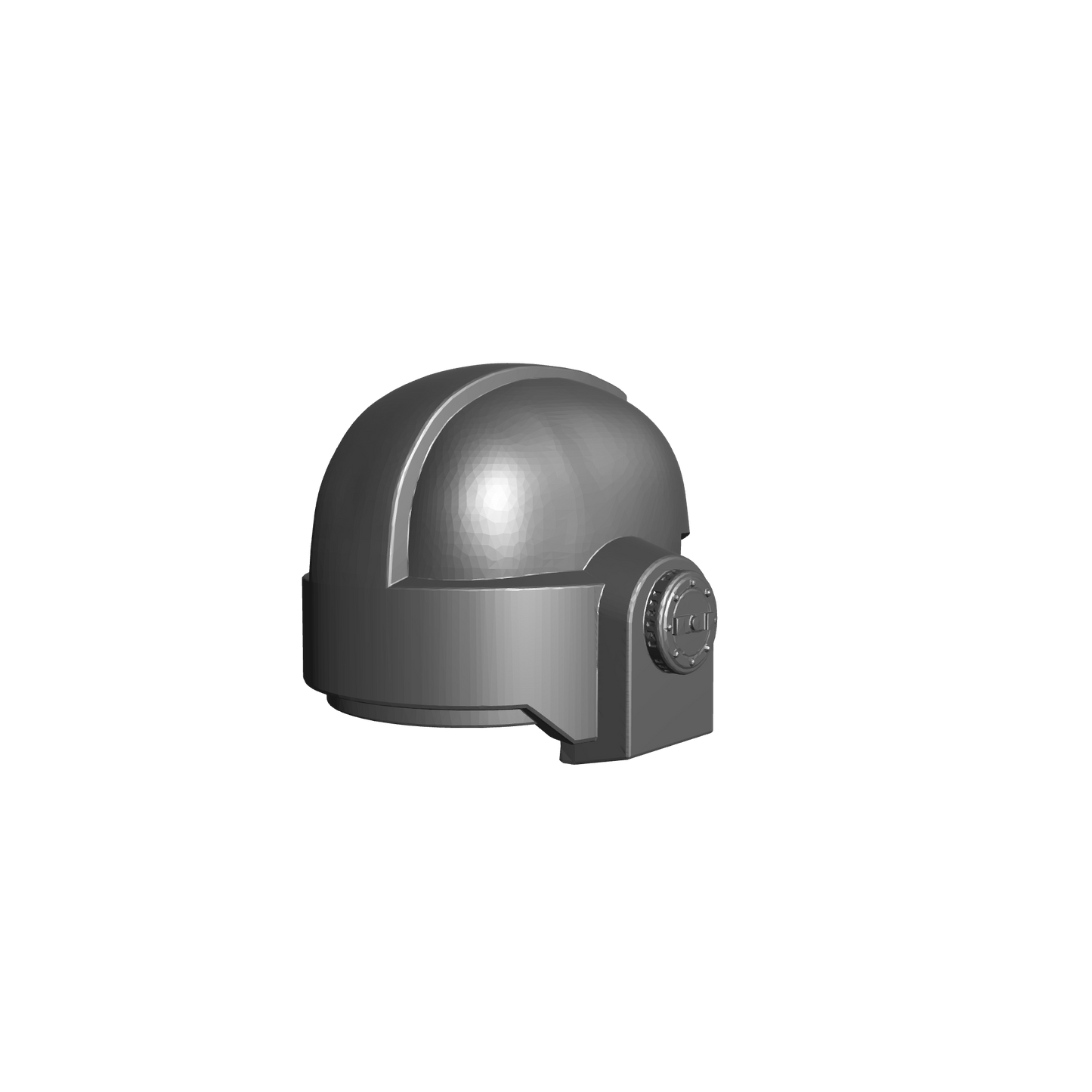 Retributors Chapter MKVI Helmet for JoyToy SM2 Sized Loyalists Marine Action Figures Custom 1:18th Scale Head Swap