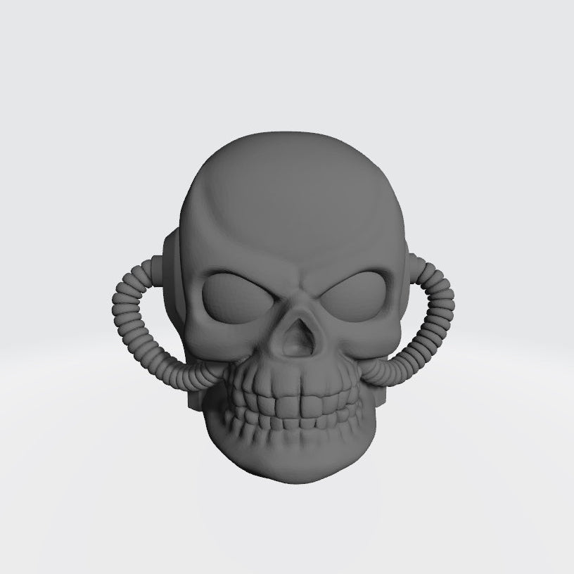 Chaplain Skull Helmet: Helmet Swap is compatible with JoyToy Warhammer 40K Space Marine Action Figures